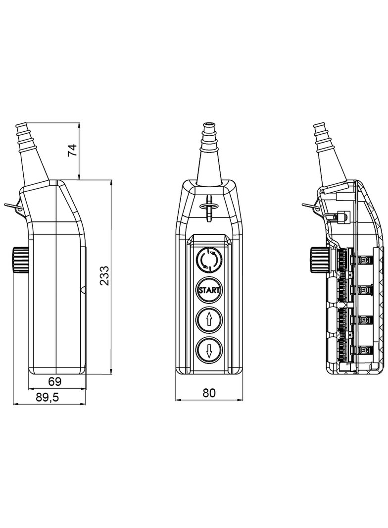 KASETA STEROWNICZA-SUWNICOWA   B/R17/R01/R02