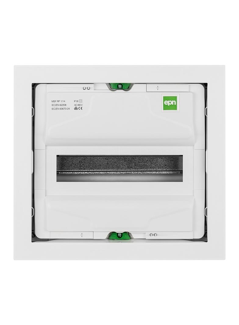 MSF RP 1/14 IP30 N+PE DRZWI METALOWE BIAŁE