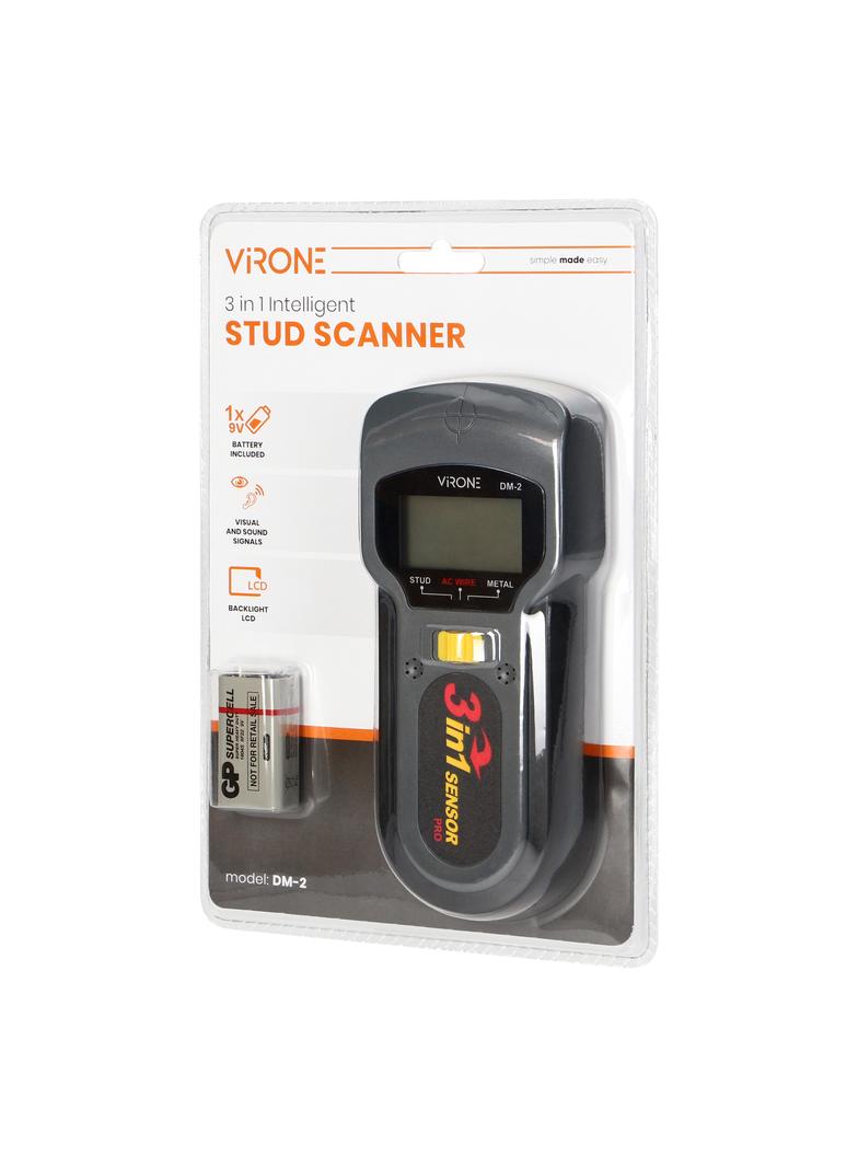 Detektor przewodów drewna i metalu 3w1 DM-2 ORNO