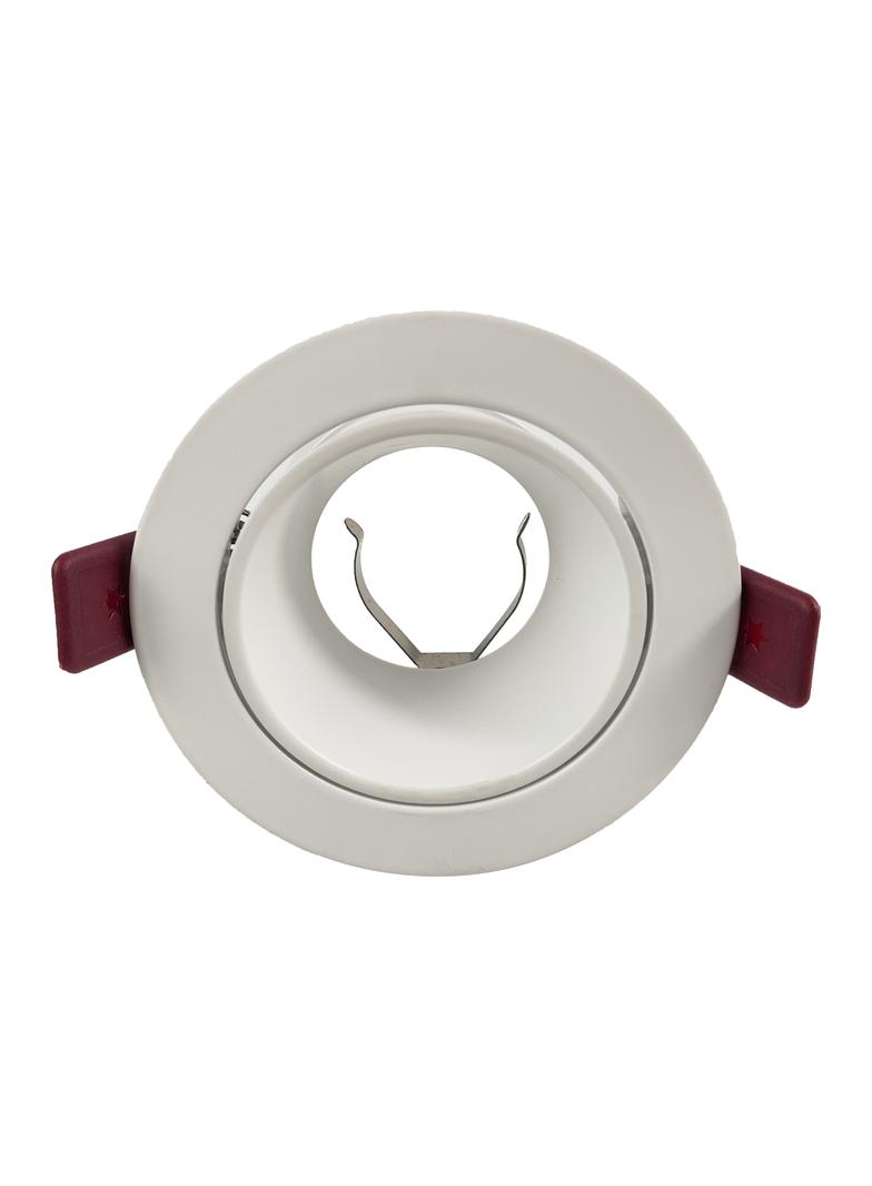 FONDI RC ramka dekoracyjna oprawy punktowej, MR16/GU10 max. 50W, okrągła, stała, aluminiowa, biała