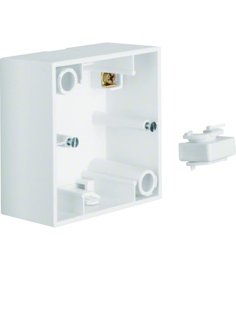 BERKER Q.3/S.1 Puszka natynkowa pojedyncza biały mat 10419909 HAGER