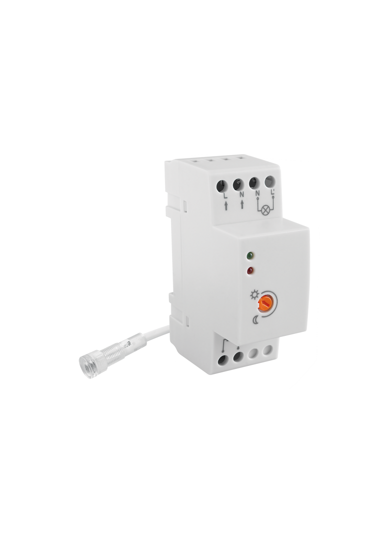 GTV CZUJNIK ZMIERZCHOWY CZ-1, max. 4800W, AC 220-240V, 50/60Hz, PRĄD ZNAMIONOWY 20A, IP65, WSPÓŁPRACUJE Z LED, SZYNOWY, BIAŁY CZ-CZ1000-00 GTV Poland