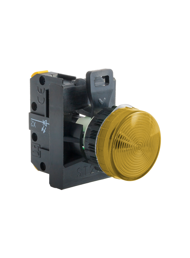 LAMPKA SYGN. ŻÓŁTA 110V ŻARÓWKA STANDARD