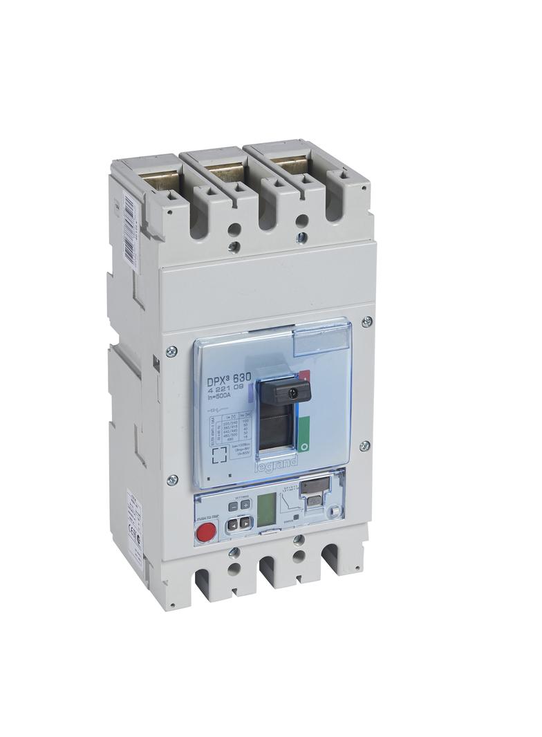 Wyłącznik DPX3 630 S2+P 3P 500A 50Ka 422109 LEGRAND