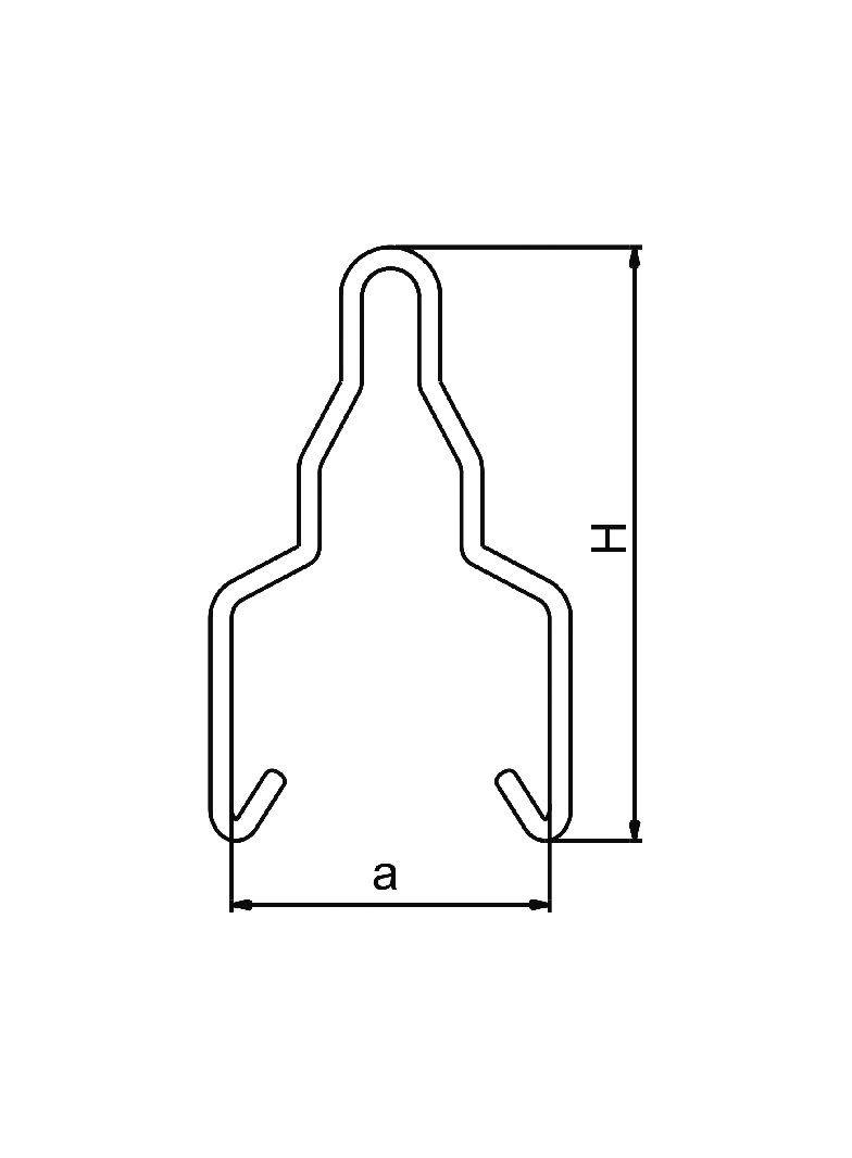 WD60 Wieszak z drutu