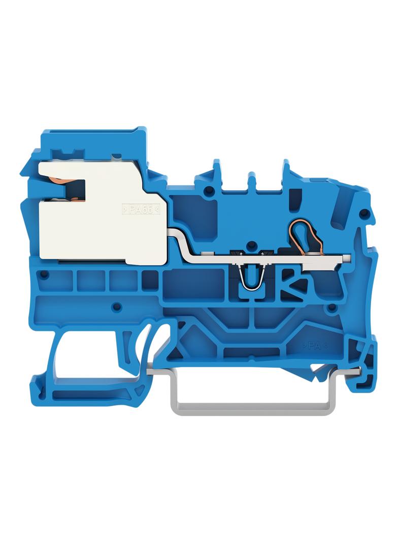 TOPJOBS złączka 1-przewodowa 2,5 mm2 do przewodu neutralnego niebieska