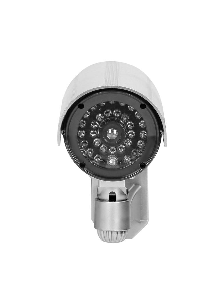 Atrapa kamery monitorującej CCTV, bateryjna, srebrna CD-3/G ORNO
