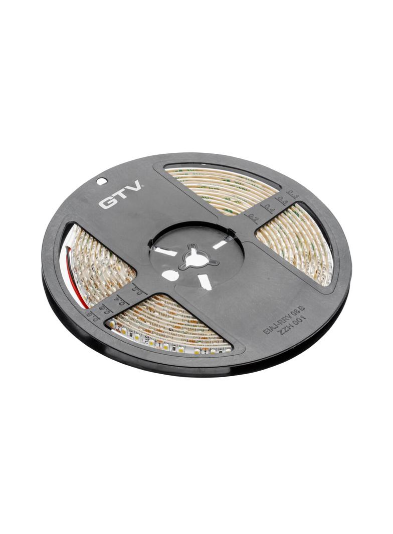 GTV TAŚMA FLASH 3528, 600 LED ZIMNY BIAŁY, 48W WODOODPORNA 8mm, ROLKA 5m LD-3528-600-65-ZB GTV Poland