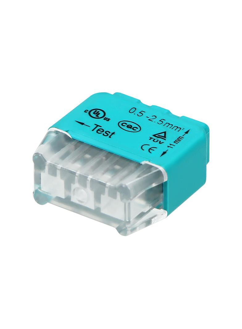 Złączka instalacyjna wciskana 3-przewodowa; Na drut 0,75-2,5mm2; IEC 300V/24A; 10 szt. OR-SZ-8004/3/