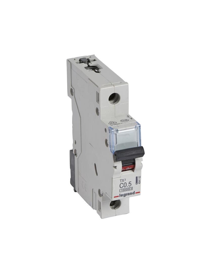 WYŁĄCZNIK NADPRĄDOWY S 311 1P C 0,5A 10000A SERII TX3, Legrand