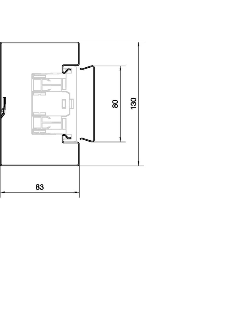 tehalit.BRS Podstawa 85x130mm stal biały