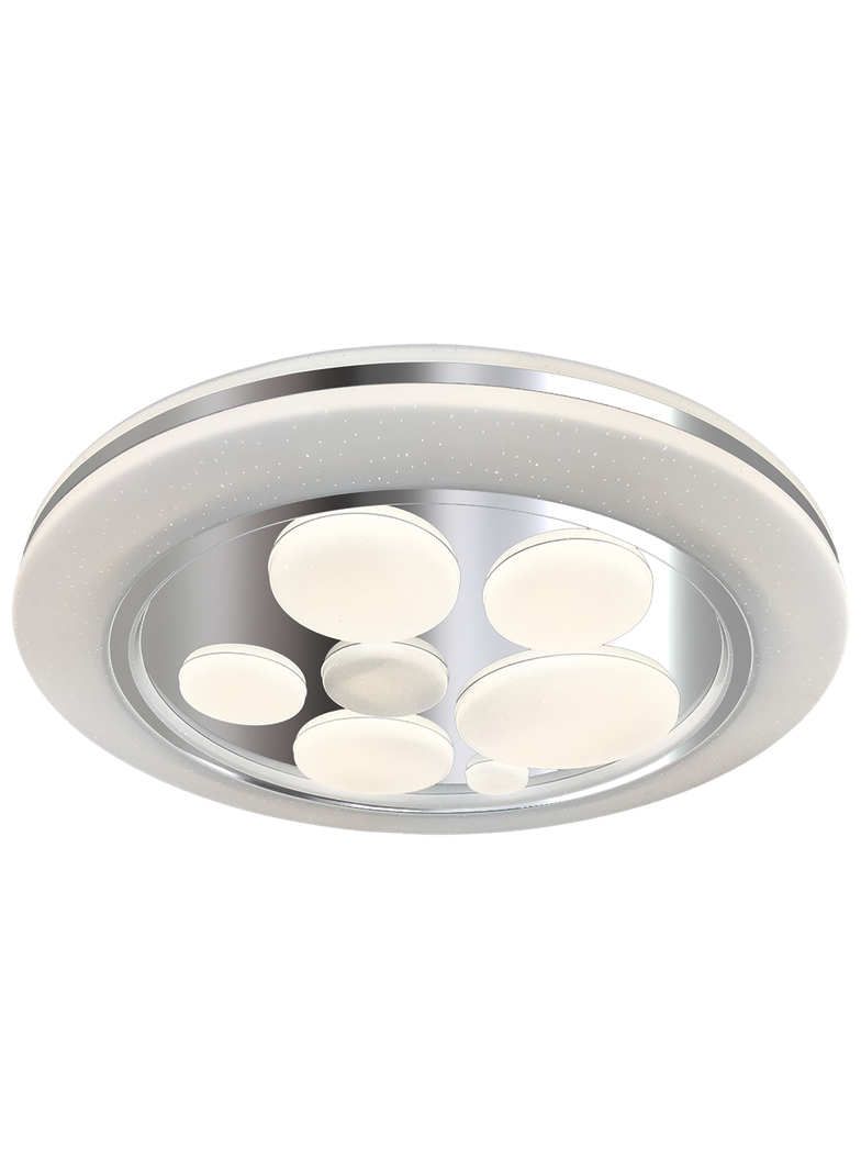 Milagro plafon LED Bubbles 48W 3600lm 3000K/6000K czarno/biały ML6195