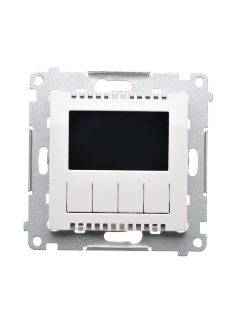 Simon 54 Termostat programowalny z wyświetlaczem z wew/zewn czujnikiem temperatury DETD1A.01/11 KONTAKT