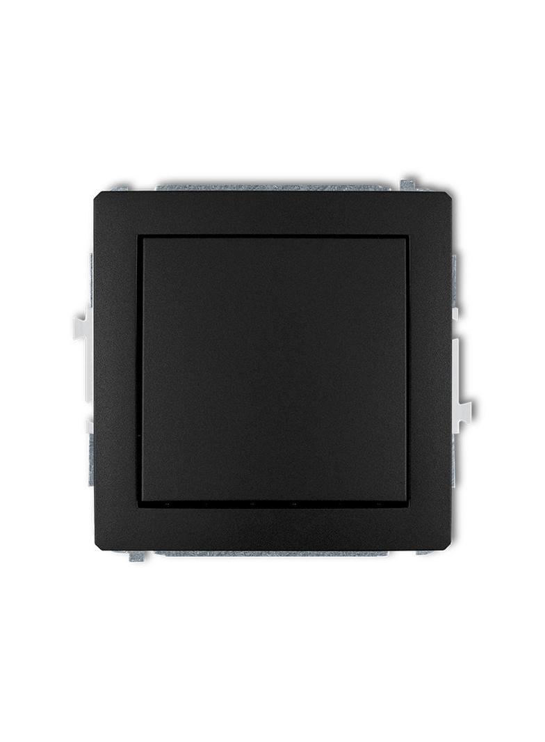 DECO Mechanizm łącznika jednobiegunowego czarny mat