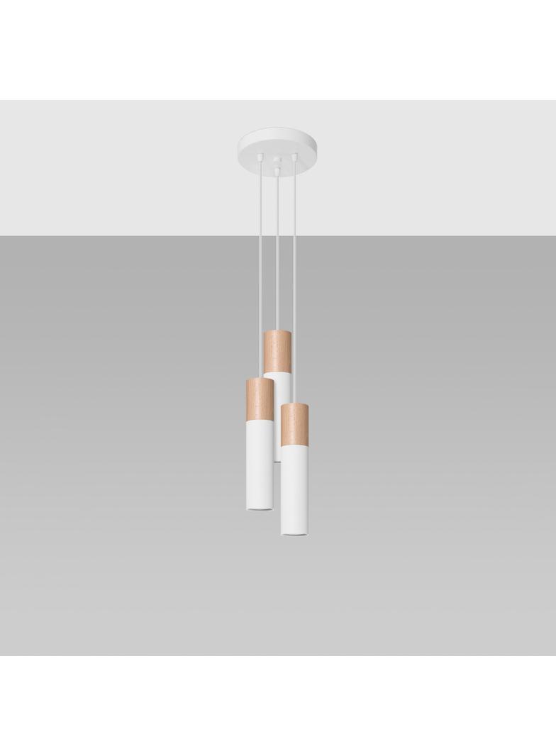 Lampa wisząca PABLO 3P biała