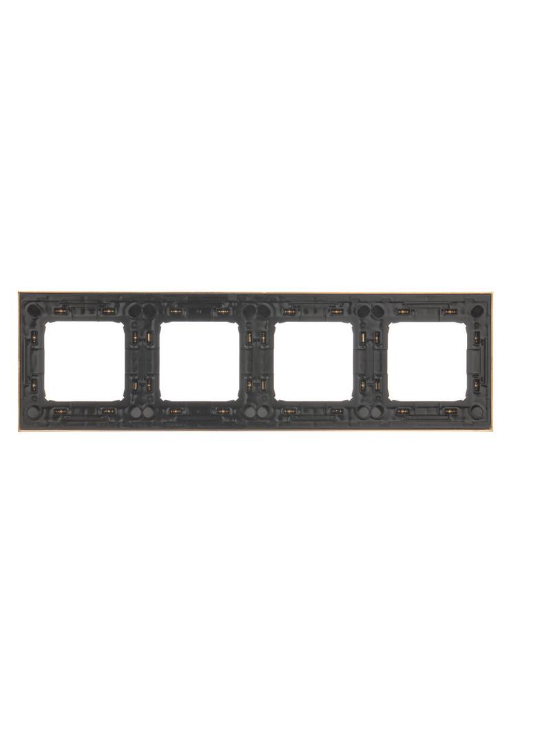 Simon 54 Premium Ramka 4-krotna PREMIUM IP20 / IP44 złoto DR4/66 KONTAKT