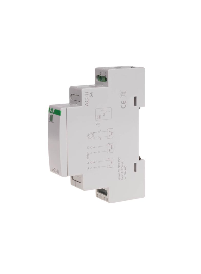 Analogowy przetwornik natężenia prądu jednofazowy 5A MAX-AC-1I-5A F&F