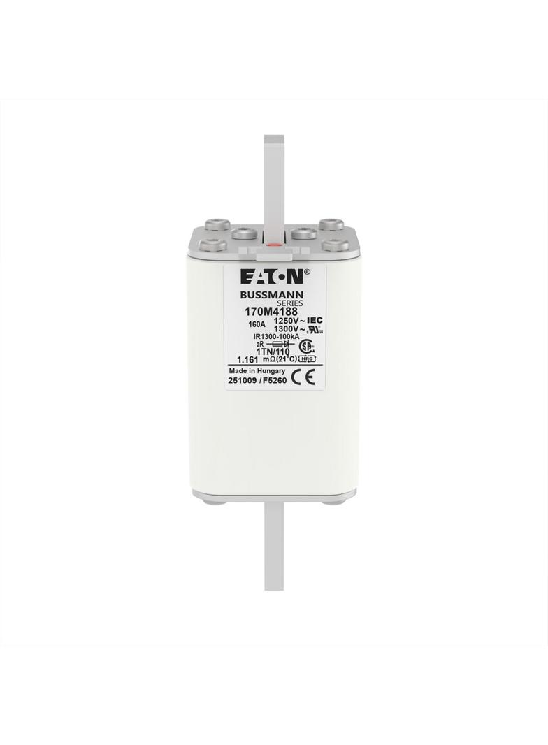 FUSE 160A 1250V 1TN/110 AR CU Wkładka szybka 160A AC 1250V rozmiar 1 53x66x138 mm aR DIN I 170M4188
