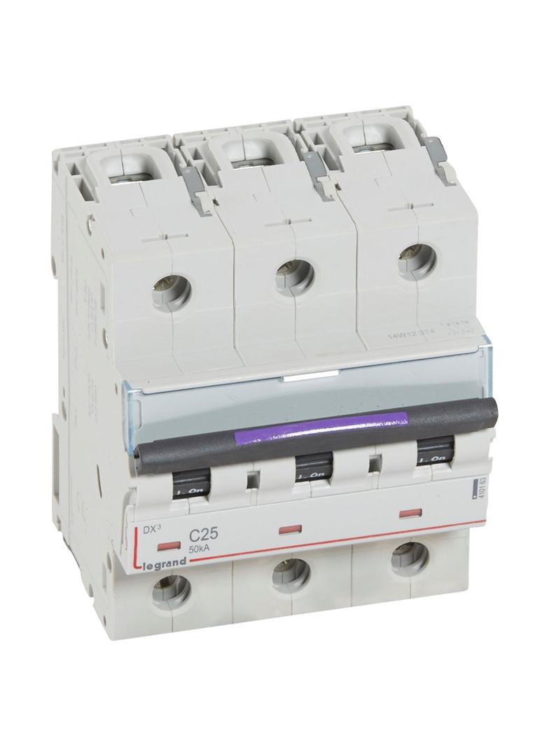 Wyłącznik Nadprądowy S323 C25 3P 25A 50Ka DX3 410163 LEGRAND