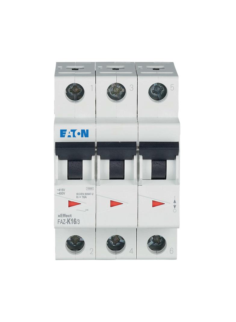 FAZ-K16/3 Wyłącznik nadprądowy 10kA K16A 3P 278911 EATON