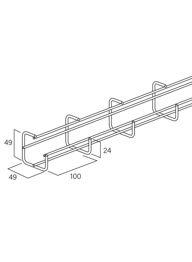 KORYTKO SIATKOWE G-MINI, STAL NIERDZEWNA 316L, Cablofil