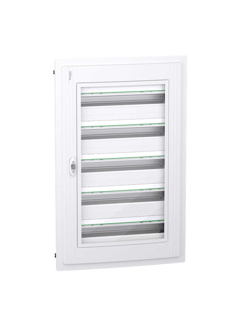Obudowa PrismaSeT XS PSXS-5-24-PT-P podtynkowa drzwi przezroczyste 5 rzędów 24 moduły w rzędzie, LVSXP524 Schneider
