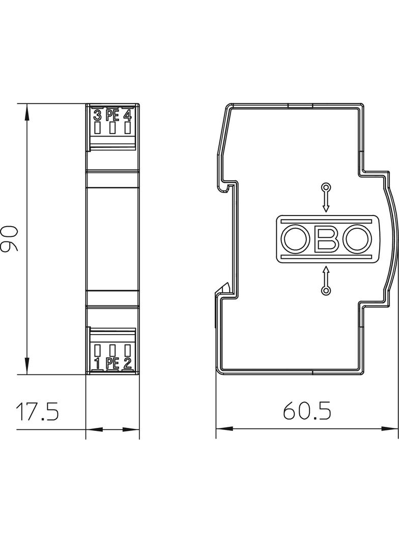 FLD 5, Bariera odgromowa