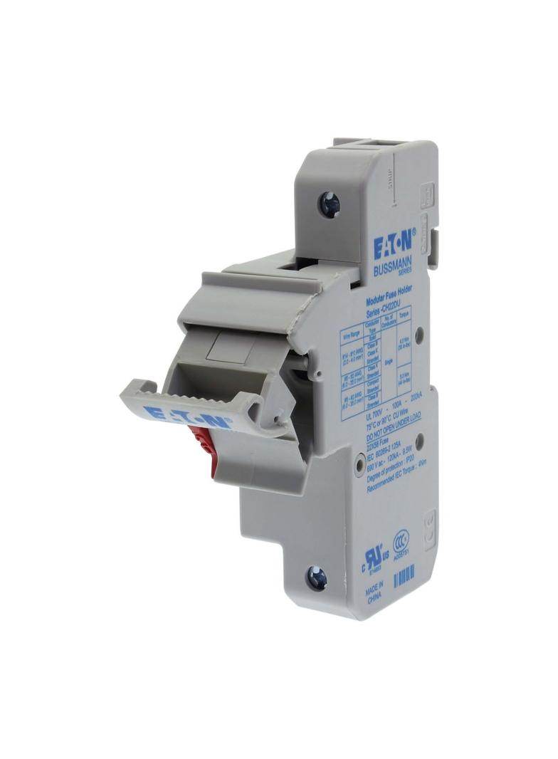 1 Pole 22x58 MFH Podstawa wkładki cylindrycznej 22x58 1P 125A 690VAC CH221DU EATON
