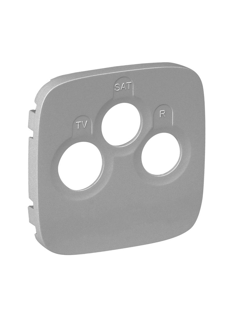 Valena Allure Plakietka Aluminium Gniazda Końcowego Tv-Rd-Sat 754797 LEGRAND