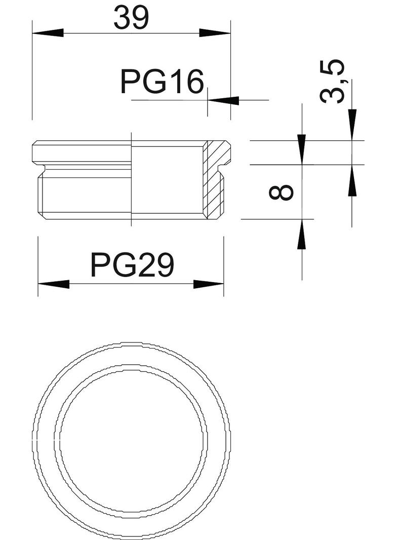 167/MS, REDUKCJE PG29/16 MOS.NIKL.