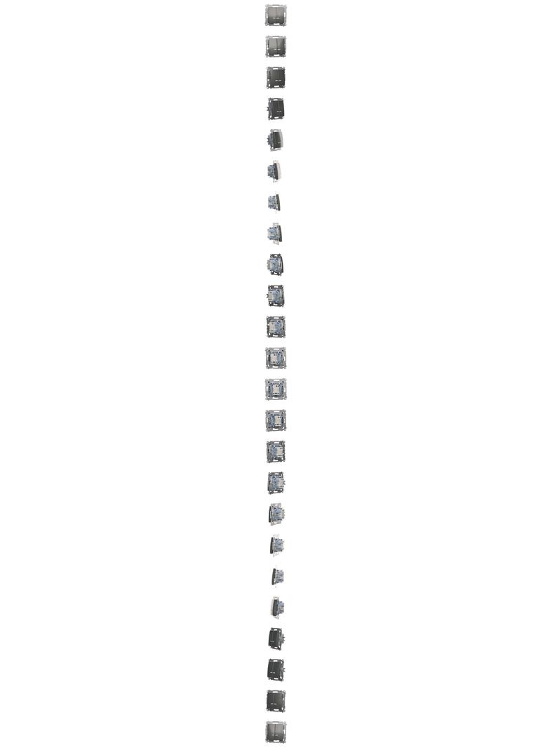 Simon 54 Łącznik świecznikowy z podświetleniem LED i do wersji IP44 10A 250V szybkozłączka antracyt *Posiada wkładkę DU1W DW5BL.01/48 KONTAKT