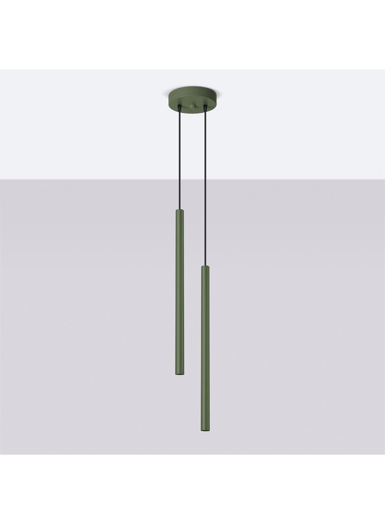 Sollux Lampa wisząca PASTELO 2 zielona oliwka SL.1519