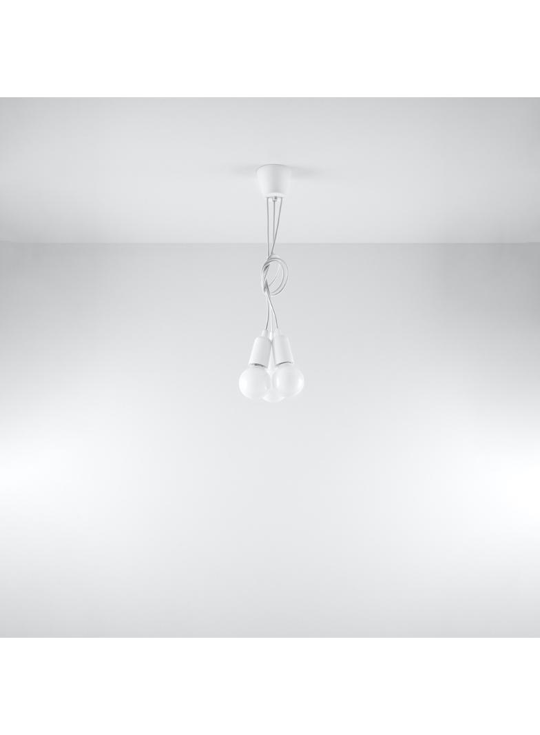 Sollux Lampa wisząca DIEGO 3 biała SL.0570