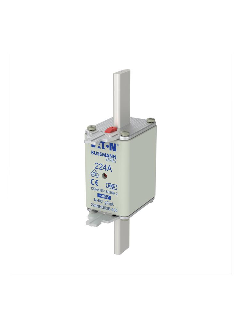 NH FUSE 224A 400V GG/GL SIZE 02 Wkładka NH02 224A 400V GL/GG podwójny wskaźnik 224NHG02B-400 EATON