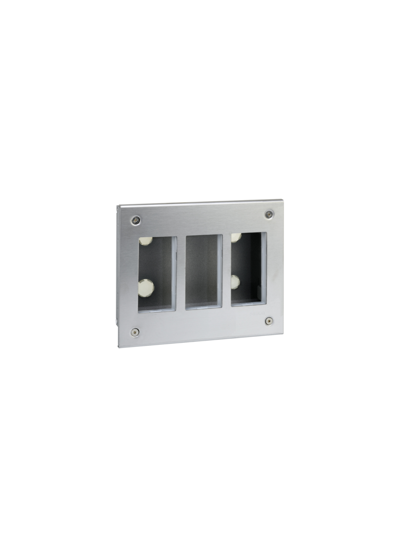 Simon Connect Obudowa podtynkowa S500 METAL 3-modułowa 6x K45 kompletna 51000113-036 KONTAKT