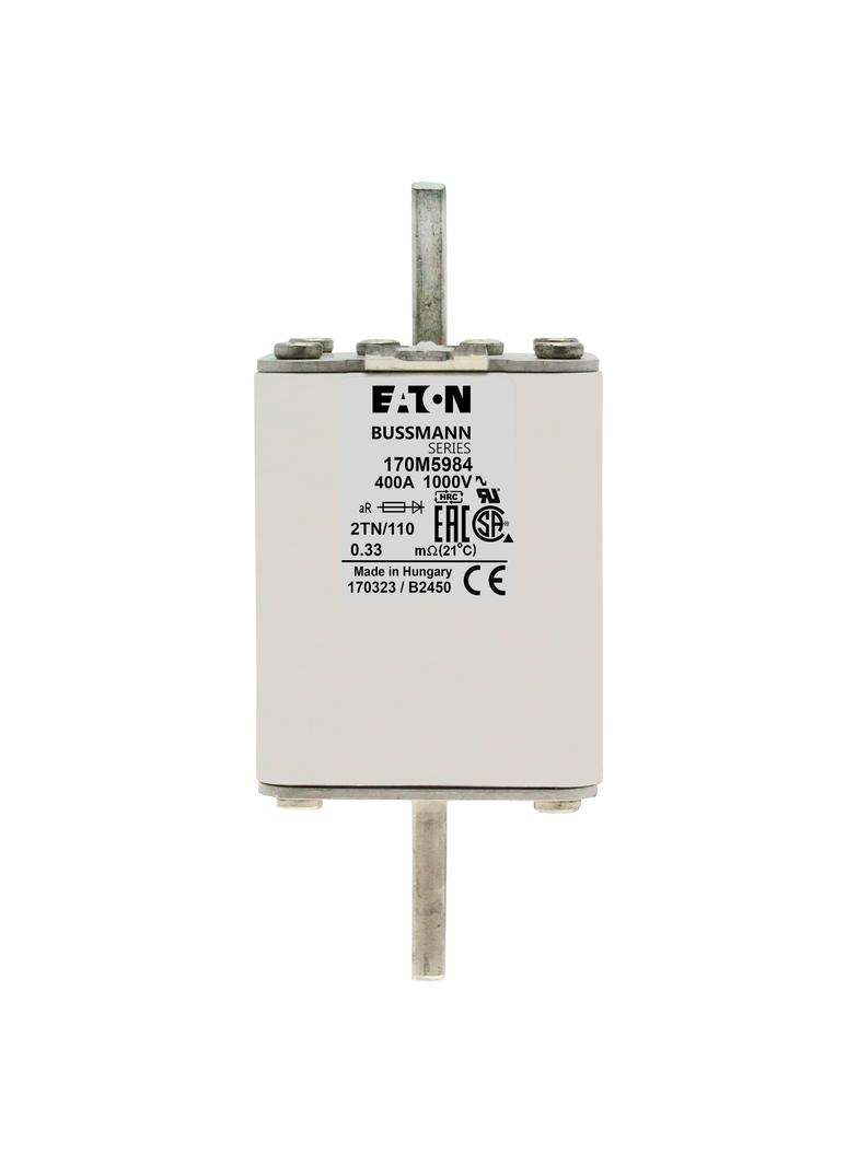 400A 1000V 2TN/110 aR INDICATOR FUSE Wkładka szybka 400A AC 1000V DIN 2 59x75x138 mm aR, 170M5984 EA