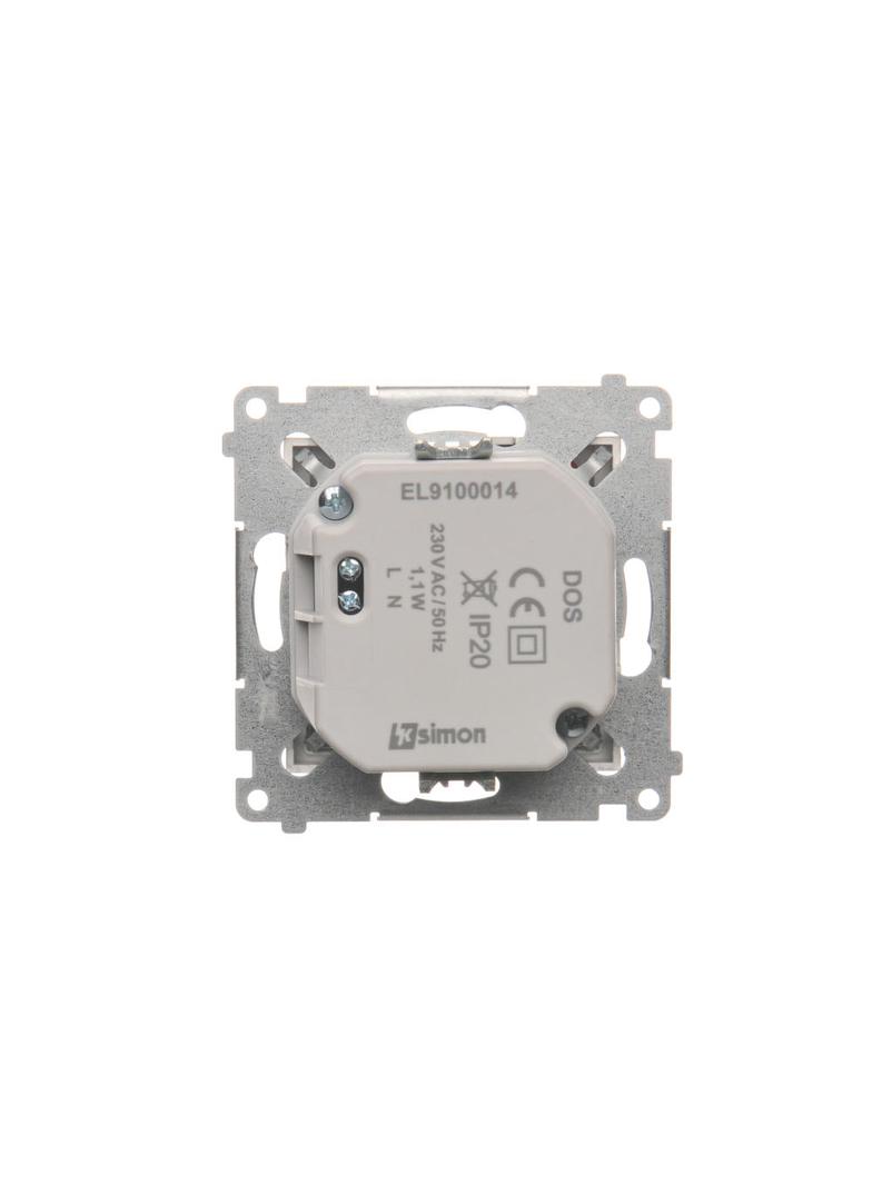 Simon 54 Oprawa oświetleniowa LED 230V AC 1.1 W białe zimne 5900 K srebrny mat