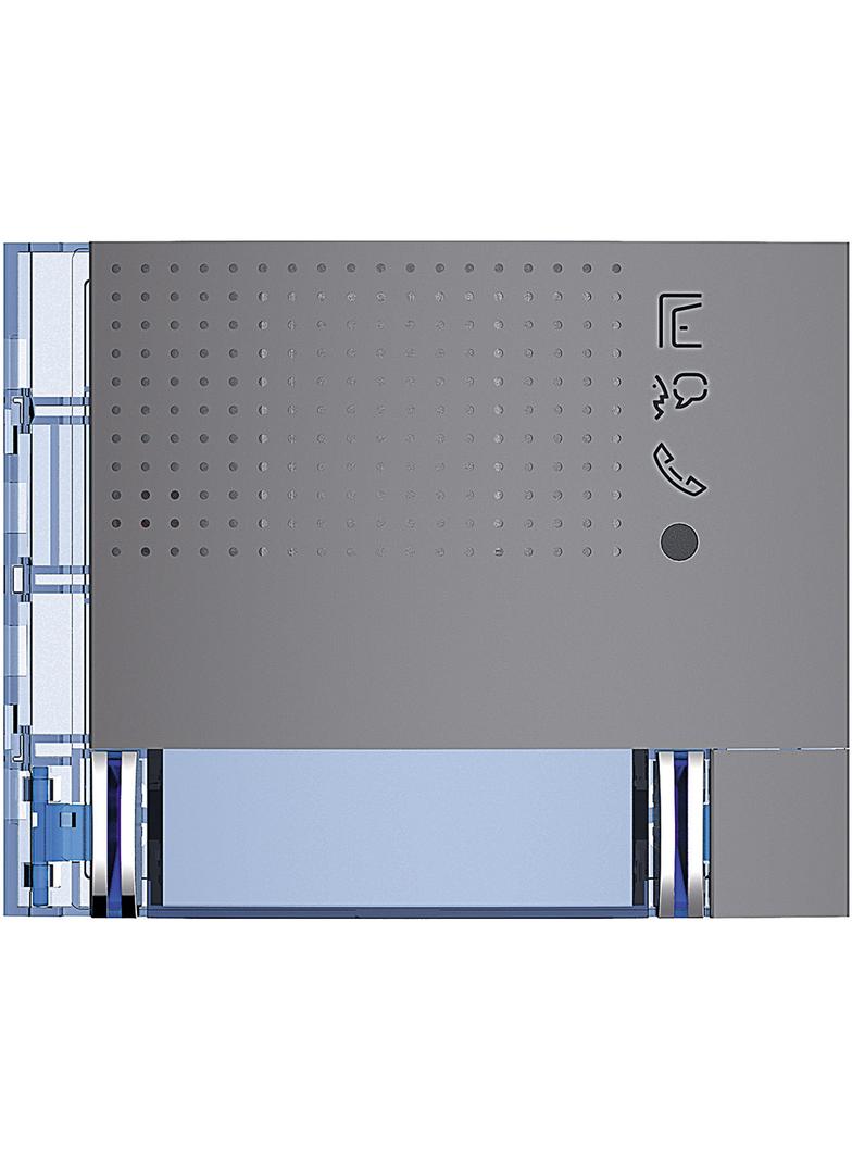 Sfera: Plakietka Modułu Fonicznego - 2x1 Przycisk - Stalowoszara 351143 LEGRAND