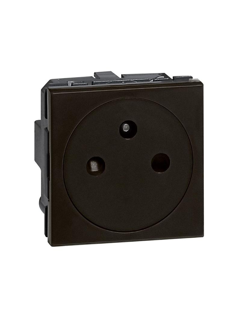 Mosaic - Gniazdo 2P+Z 16A - 250 V - Zaciski Automatyczne - 2 Modułowe - Antracyt 079121L LEGRAND