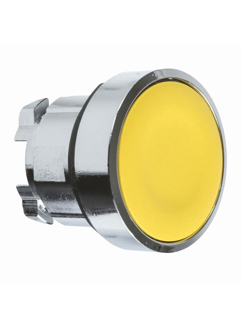 Harmony XB4 Przycisk płaski metalowego żółta bez oznaczenia ZB4BA5 Schneider