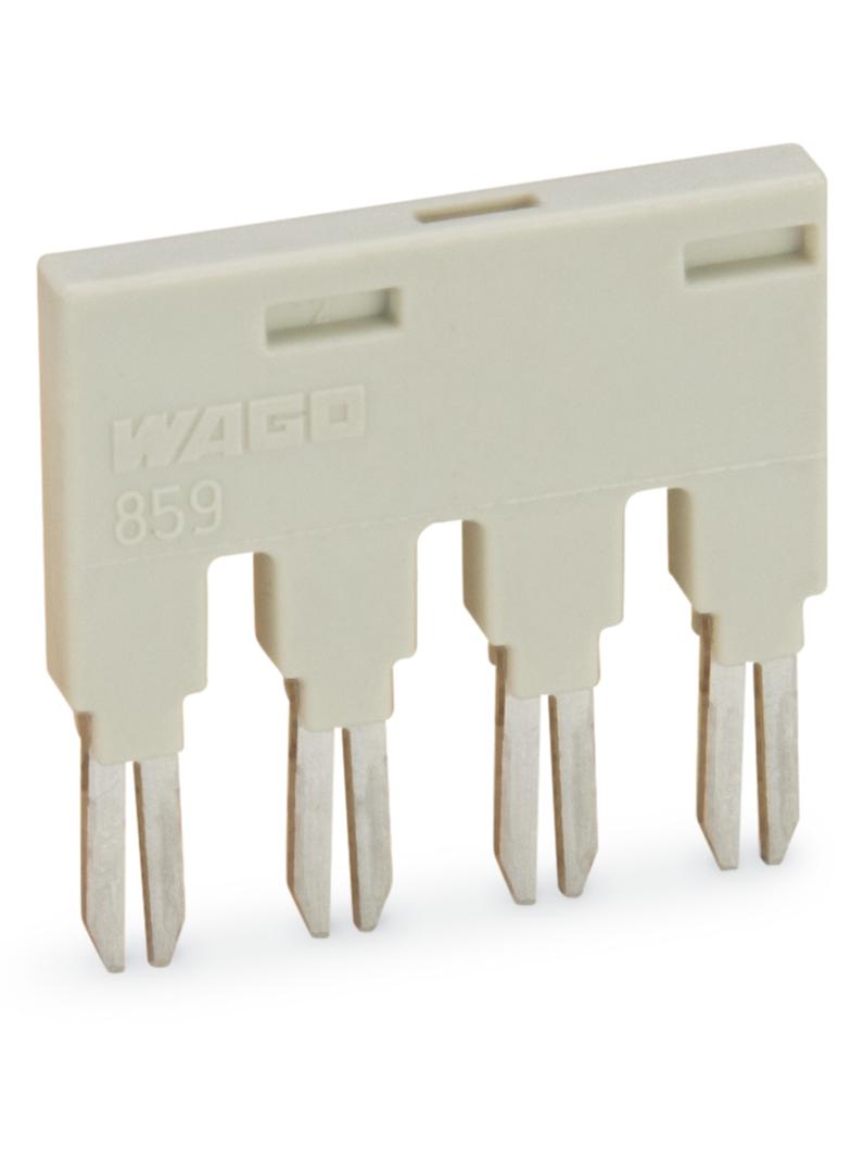 mostek grzebieniowy 4-torowy żółty