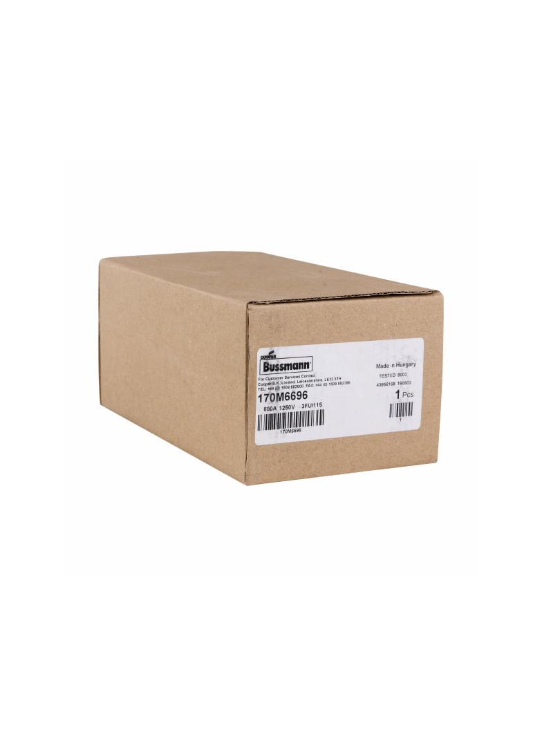 FUSE 800A 1250V 3FU/115 AR CU Wkładka szybka 800A AC 1250V rozmiar 3 76x92x159 mm aR IEC U 170M6696