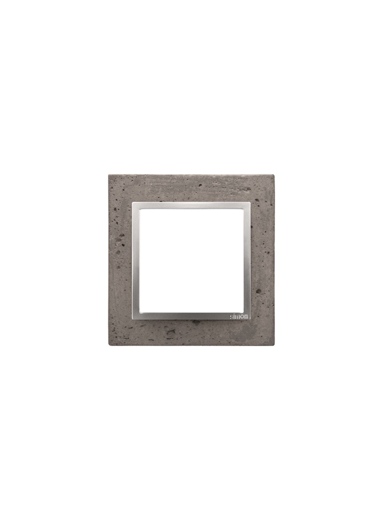 Simon 54 Nature Ramka 1-krotna Nature-Beton MOKRA ROBOTA IP20/IP44* (*IP44-należy zastosować uszczelkę ramki DUN1) DRN1/96 KONTAKT