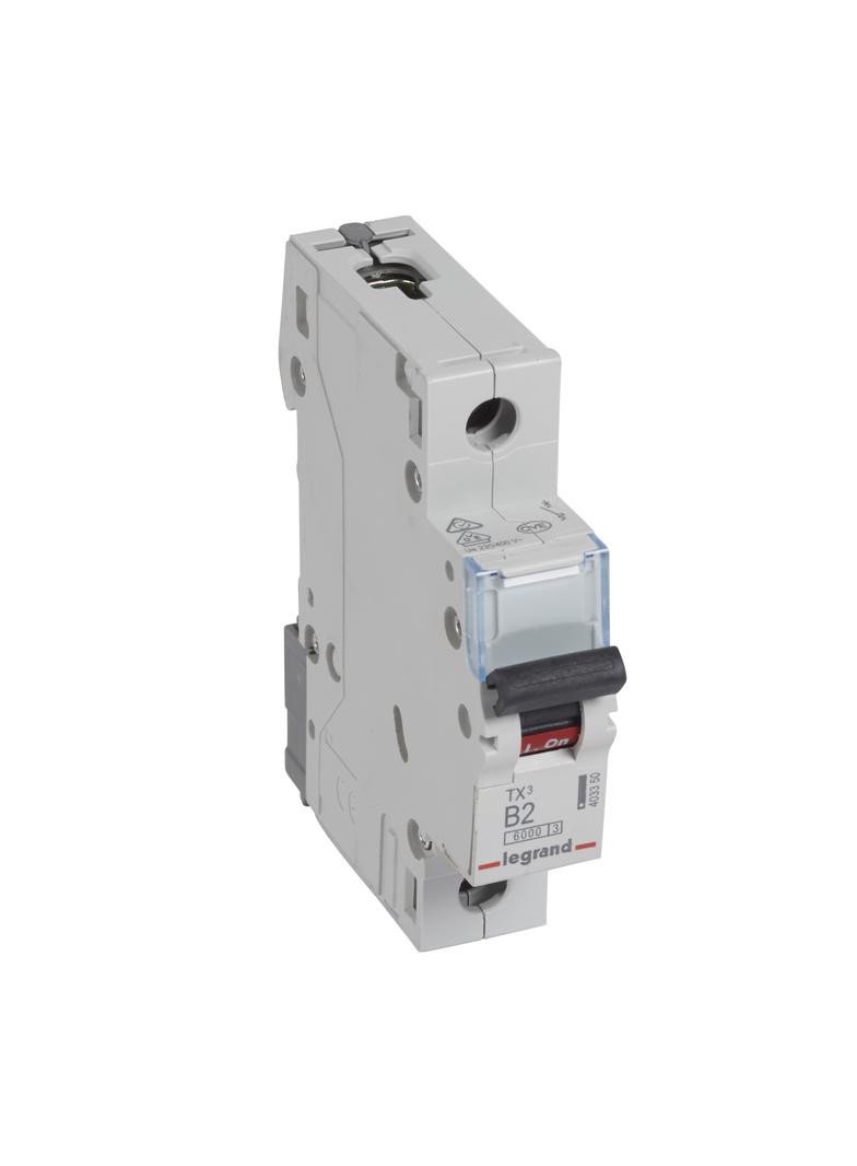 Wyłącznik Nadprądowy S 301 1P B2A 6kA TX3 403350 LEGRAND