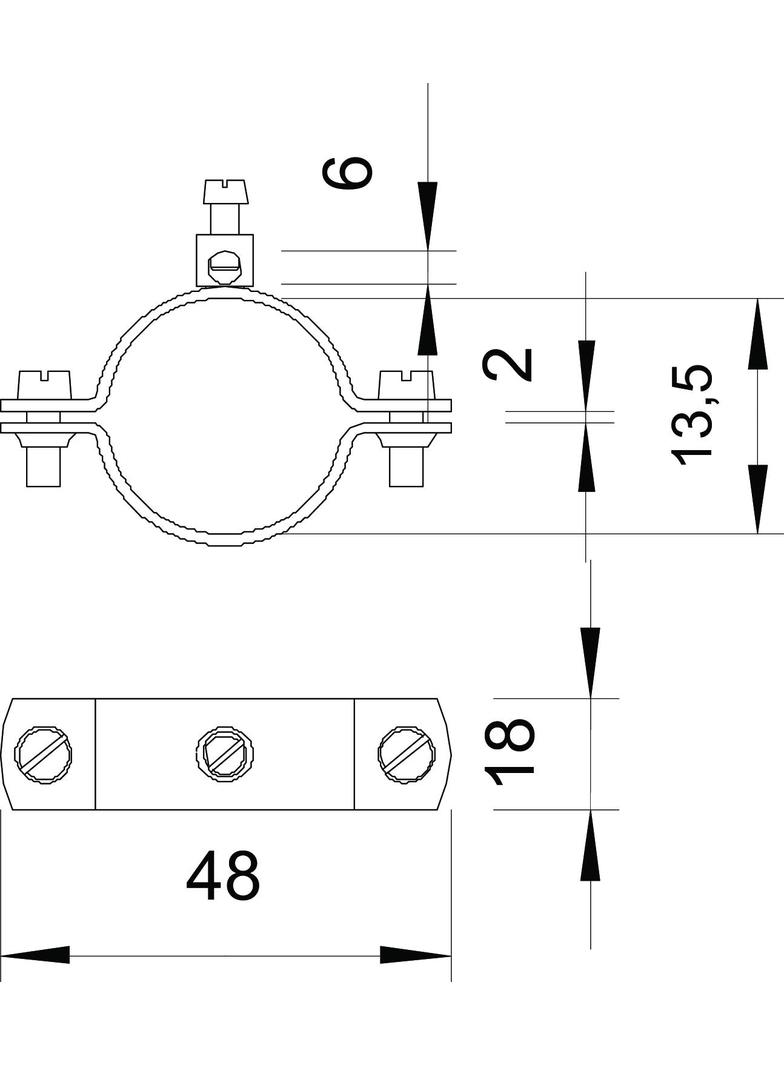 925, OBEJMY UZIEMIAJĄCE OC.1/4"