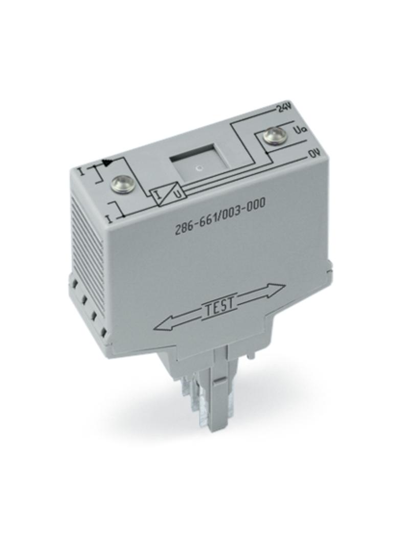 przekaźnik kontroli przepływu prądu 20mm AC 80mA-6A WAGO