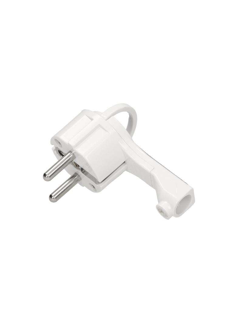 Wtyczka płaska Uni-Schuko z uchwytem rozbieralna biała OR-AE-1379/W ORNO