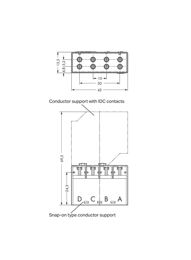 uz. uchwyt przew. do montażu zatrz.