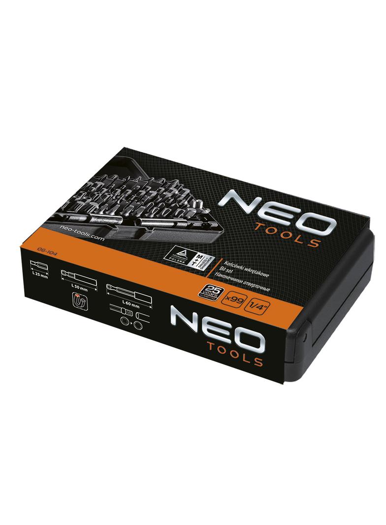 Końcówki wkrętakowe z uchwytem, zestaw 99 szt.