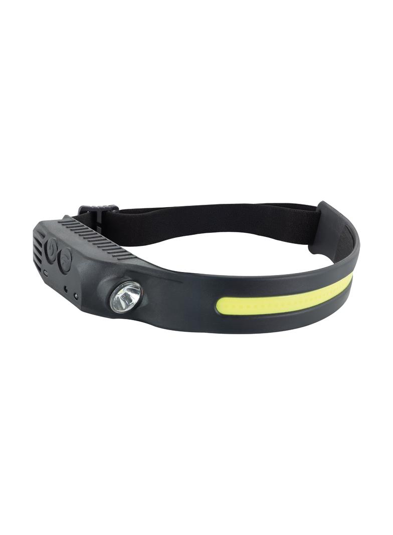 Latarka czołowa czołówka LUME LED 1W+3W 80+240 lm 6500K b. zimna USB-C 800 mAh 100%->50% IDEUS